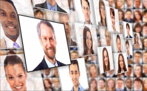 Quelle: Many the isolated portraits of people © FotolEdhar - Fotolia.com
