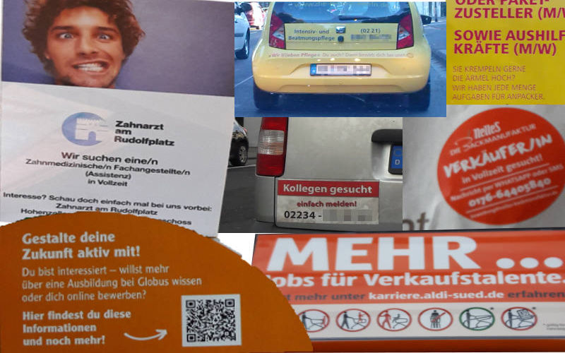 Analoge Bewerberansprache