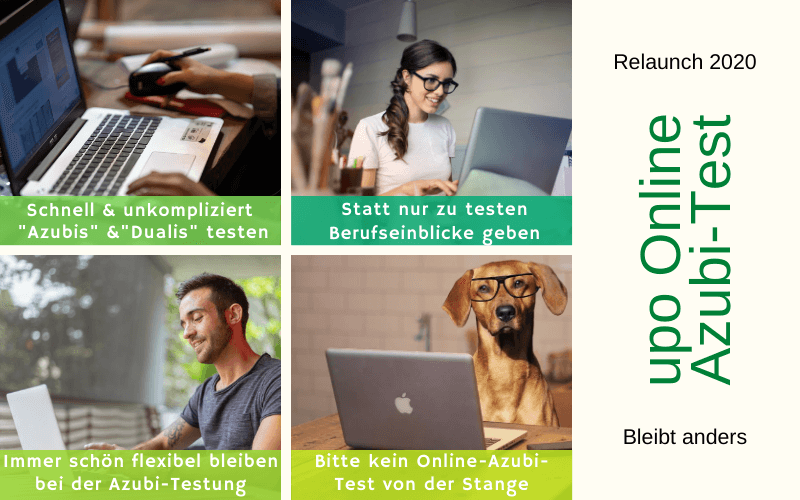 Relaunch der upo Azubi-Tests 2020