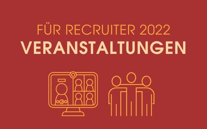Infografik Recruiting Veranstaltungen 2022