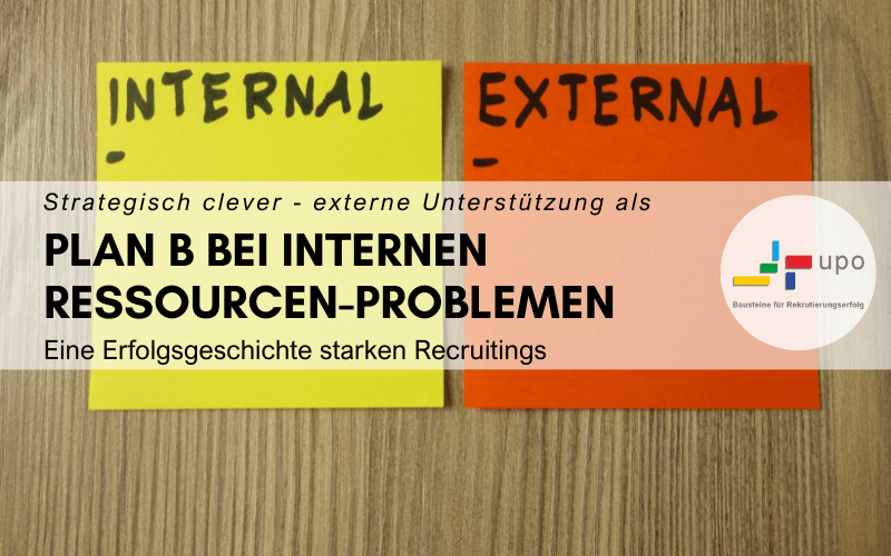 Externer Recruiting Service als eine Lösung für Ressourcen-Probleme im Recruiting