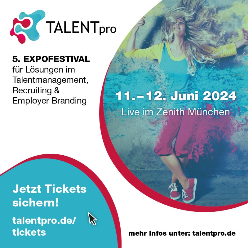 TALENTpro 5. Expofestival für Lösungen im Talentmanagement, Recruiting & Employer Branding