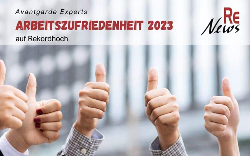 Arbeitszufriedenheits-Studie 2023: Arbeitszufriedenheit auf Rekordhoch