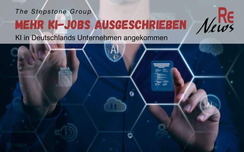 Stepstone Analyse: 2023 50 % mehr KI-Jobs als 2019