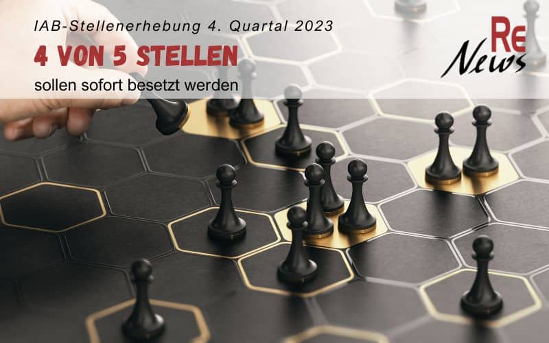 IAB Stellenerhebung 4. Quartal 2023 - sofort zu besetzende Stellen