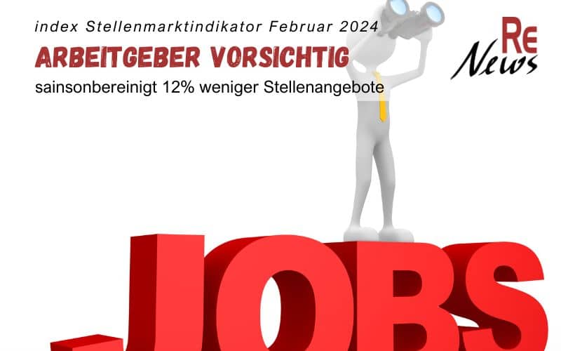 index Stellenmarktindikator Februar 2024