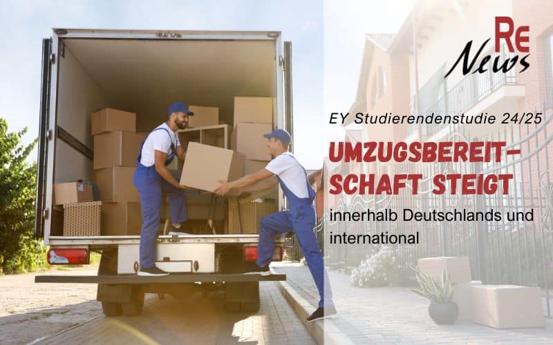 EY Studierendenstudie 24/25 - Umzugsbereitschaft Studierender steigt deutlich