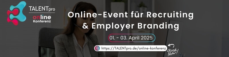TALENTpro Online Konferenz 1.-3. April 2025