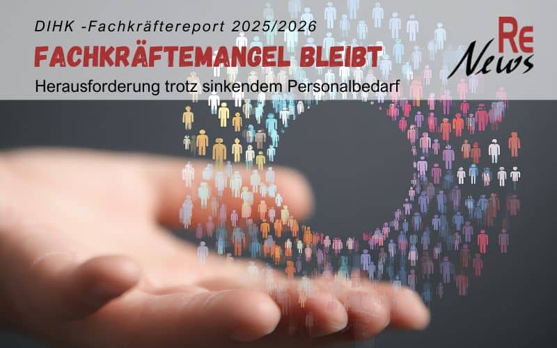 Fachkräftemangel bleibt zentrale Herausforderung - der DIHK -Fachkräftereport 2025/2026