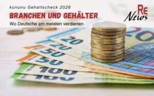 Wo die Deutschen am meisten verdienen - der kununu Gehaltscheck 2026