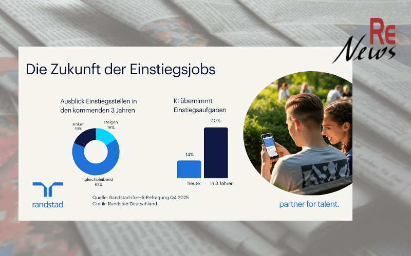 Randstad Umfrage: Wie es um die Zukunft von Einstiegsjobs bestellt ist - RE News