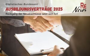 2,8 % weniger Neuverträge im Jahr 2025 in der dualen Berufsausbildung