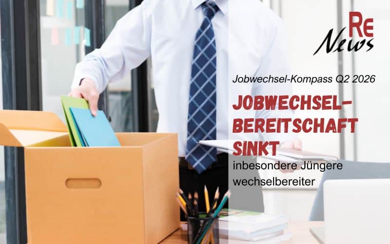Mehr als ein Viertel offen für Jobwechsel – Jobwechsel-Kompass Q2 2026