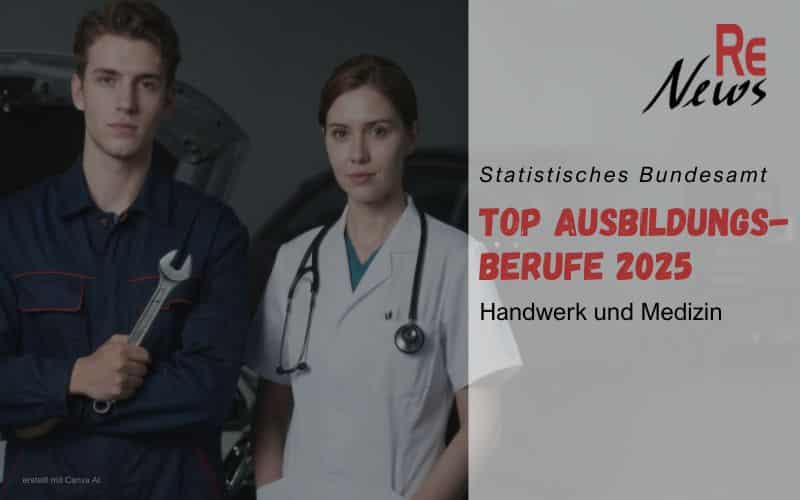 Die TOP Ausbildungsberufe 2025 – Statistisches Bundesamt